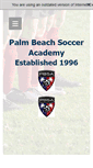 Mobile Screenshot of palmbeachsocceracademy.com